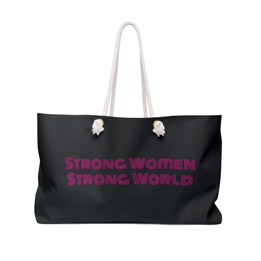 Strong Women Strong World Weekender Bag