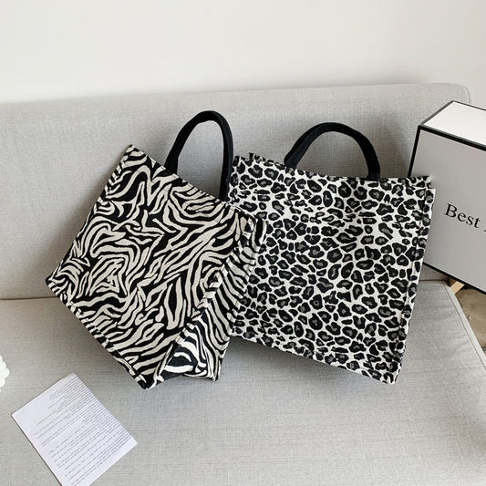 Brooklyn Patterned Canvas Tote - handfulofwoman